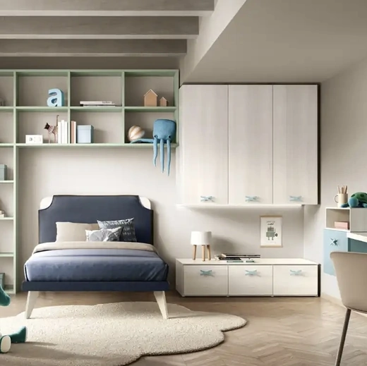 Cameretta a ponte K102 di Moretti Compact Camerette