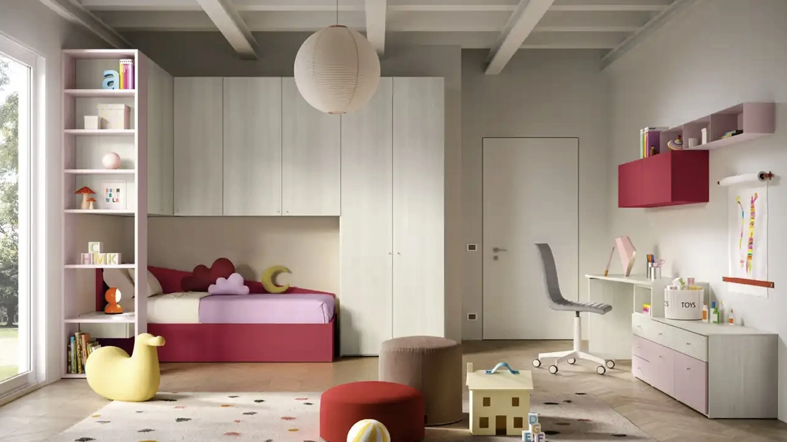 Cameretta a ponte K119 di Moretti Compact Camerette