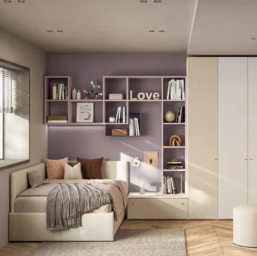 Cameretta su misura per ragazzi Y117 di Moretti Compact Camerette