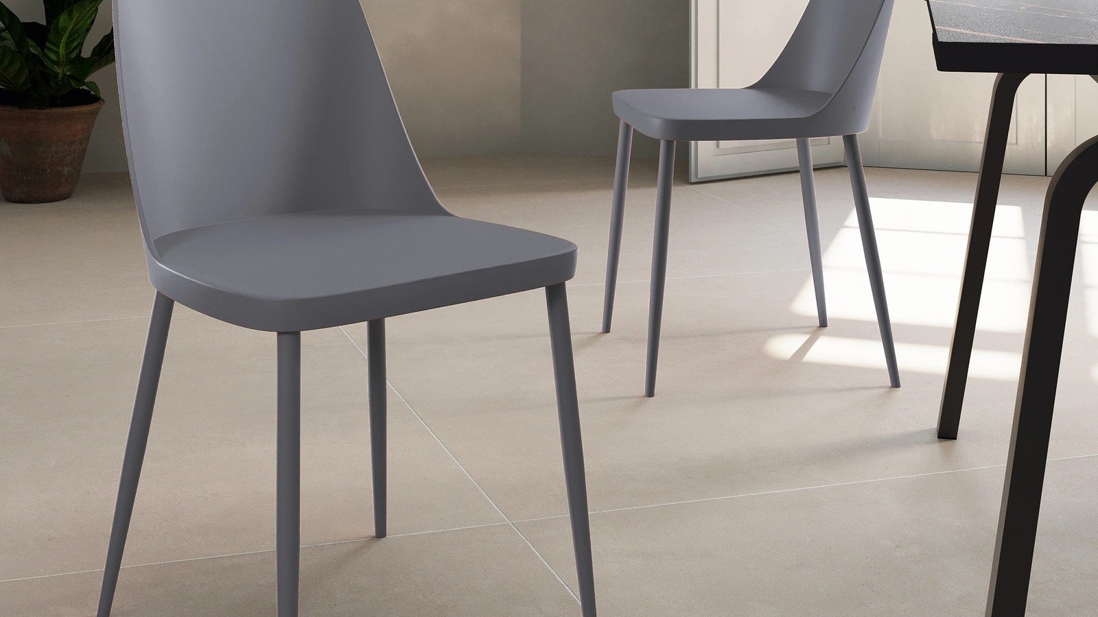 Sedia Tamara in polipropilene di Stones