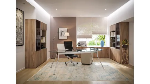 Armadi per Ufficio OF57 in Noce nobilitato di Giessegi